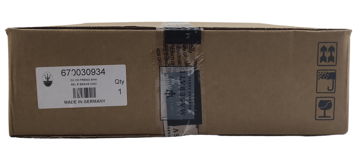 Maserati Rear Brake Disc 670030934