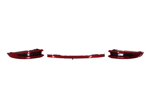 Porsche rear light Pair Set Left, Right and Fascia - Original Genuine - Compatible 991 - 99163116505, 99163116605 - 99163146502