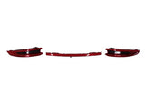 Porsche rear light Pair Set Left, Right and Fascia - Original Genuine - Compatible 991 - 99163116505, 99163116605 - 99163146502